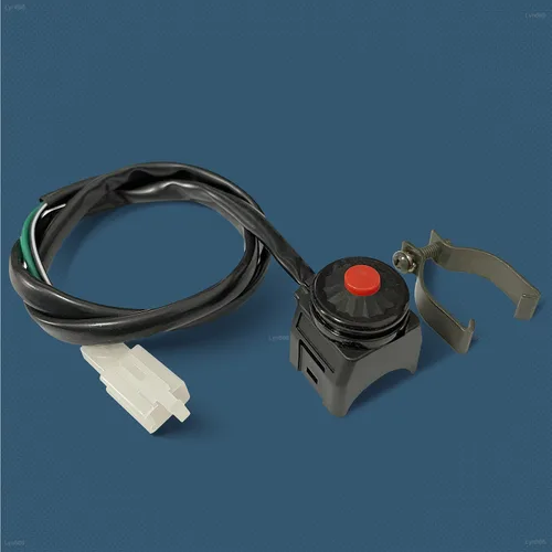 Miniatura 7 de Interruptor universal de motocicleta manillar motocicleta interruptor de parada botón de bocina 7/8 "0.866 in