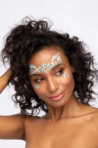 Miniatura 3 de Joyas faciales por Moon Glitter – Gemas para el cuerpo de la cara, calcomanías de cristal para maquillaje de ojos, joyas temporales para tatuajes