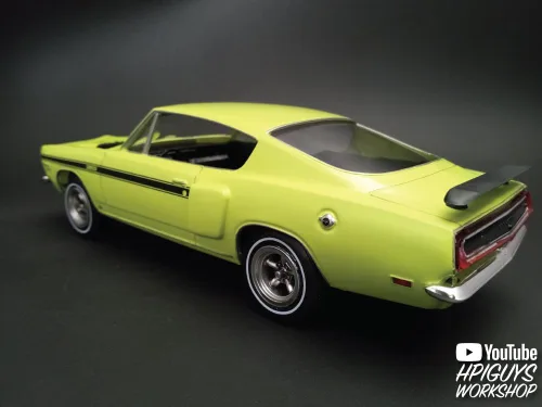 Miniatura 8 de MPC 1969 Plymouth Barracuda 1:25 Escala Modelo Kit