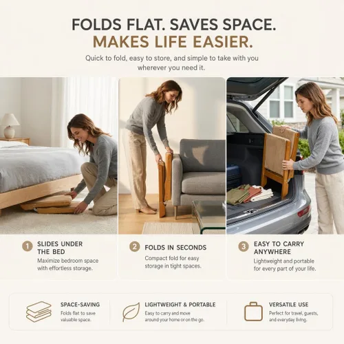 Miniatura 6 de HollyHOME Silla plegable de Tatami, asiento de piso estilo japonés tapizado, respaldo sin patas de madera con cojín, acento de meditación para Negro