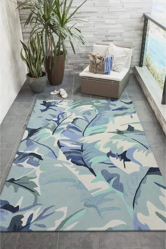 Miniatura 71 de Liora Manne CAPR5163633 - Alfombra costera para interiores y exteriores, color azul marino, 2 pies x 5 pies Cuerdas Navy