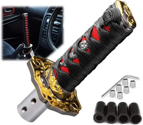 Miniatura 28 de EZAUTOWRAP Espada Samurai 5.9 pulgadas., 10cm, Negro Blanco