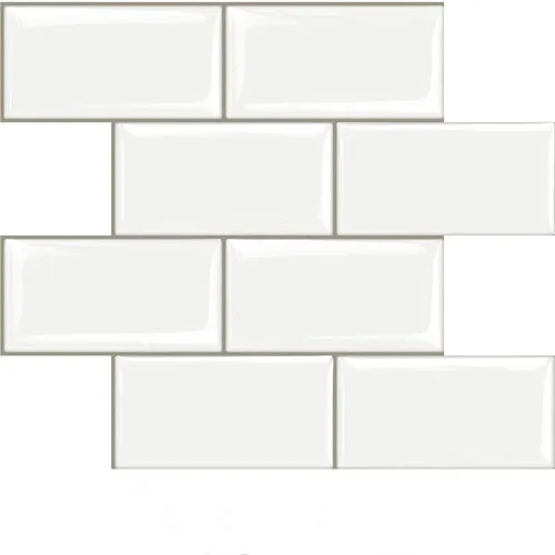 Miniatura 23 de STICKGOO Azulejos de Subway de 10 Hojas para Despegar y Pegar para Salpicadero, Azulejos de Vinilo Autoadhesivos Negros para Pared, Salpicadero