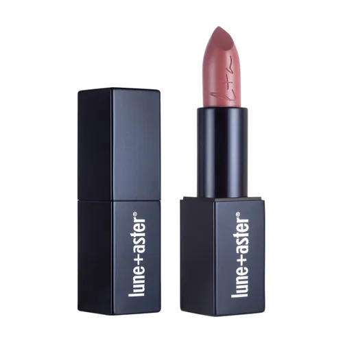 Lune+Aster Lápiz labial PowerLips: formulado con aceite nutritivo de jojoba, vitamina E y aceite de semilla de girasol, la textura cremosa y ligera