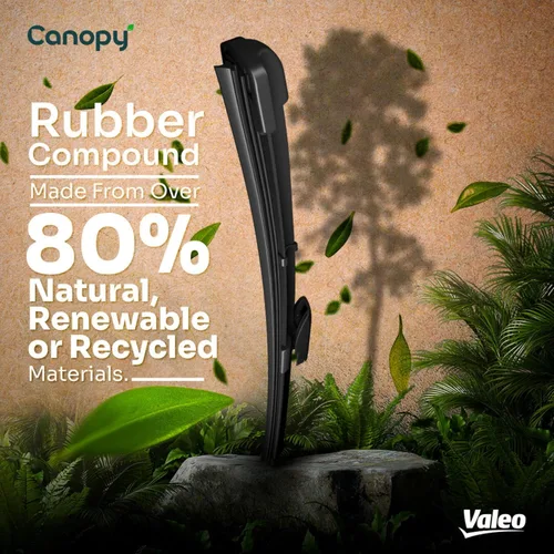 Miniatura 4 de Valeo 583916 - Juego de 1 limpiaparabrisas de repuesto para automóvil con toldo innovador, fabricado con materiales naturales y reciclados