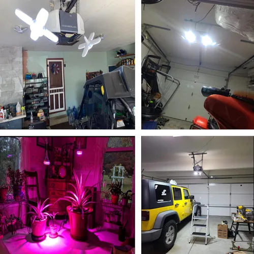 Miniatura 4 de RONG&LAN - Extensor de enchufe de luz E26/E27, 180 grados de flexión, adaptador extensor de enchufe, extensión ajustable E26/E27 a E26/E27