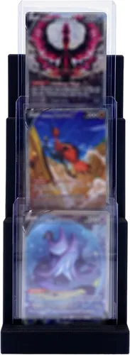 Miniatura 4 de EnderToys Soporte de exhibición para tarjetas Toploader (paquete de 2) (negro) - Para tarjetas comerciales y deportivas