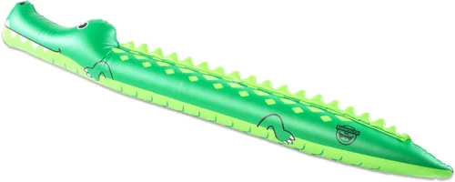 Fideos inflables de cocodrilo, divertidos flotadores de fideos de piscina para niños y adultos, decoración ridícula de fiesta de piscina Verde
