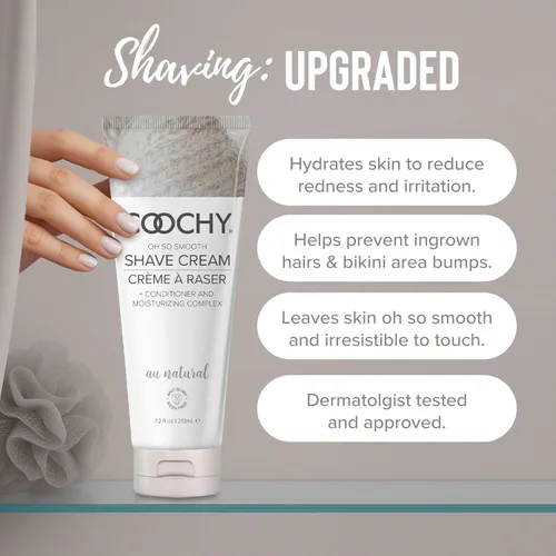 Miniatura 2 de Coochy Crema de afeitado - Loción hidratante para afeitado - Crema de afeitar íntima suave - Para área del bikini, axilas, piernas y más - Fórmula
