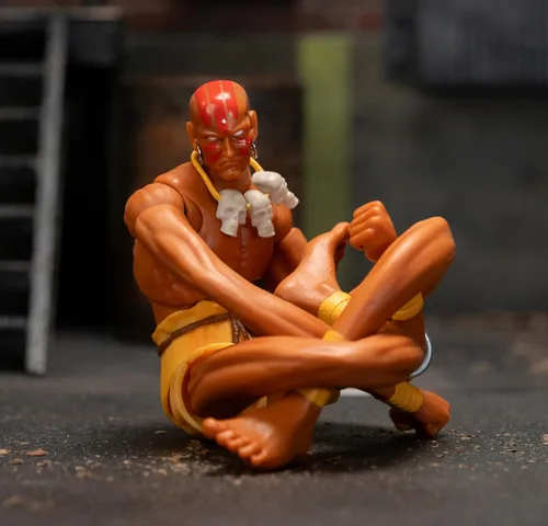 Miniatura 6 de Jada Street Fighter 6" Figura de Acción de Dhalsim, Juguetes para Niños y Adultos
