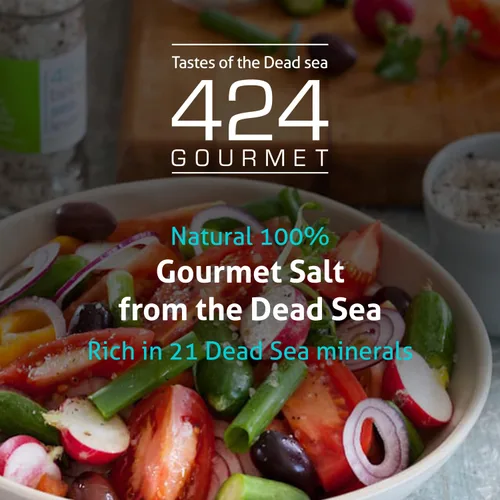 Miniatura 3 de Colección Gourmet Salt del Mar Muerto, sal Kosher con chile picante, todo natural, sin OMG, sal marina sin gluten, regalo de cocina premium