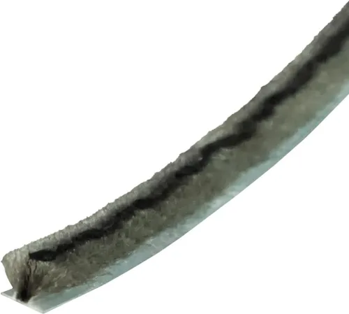 Miniatura 12 de WRS . Burlete de sellado de aleta de respaldo de 250 pulgadas de altura x 0.270 pulgadas para ventanas, repuesto de burlete de canal de ventana