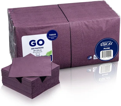 Miniatura 47 de Servilletas desechables rojas de 3 capas, 125 unidades, servilletas de papel para cócteles y fiestas para bodas, cumpleaños, bares y eventos, hechas