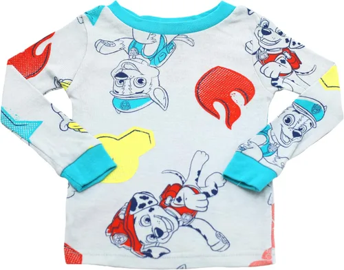 Miniatura 6 de Nickelodeon Paw Patrol Baby Shark Blue's Clues & You - Conjunto de pijama de algodón ajustado de 4 piezas