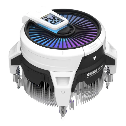 Miniatura 9 de ALSEYE W90 Enfriador de CPU, Enfriador de CPU con Visualización de Temperatura para Caja de PC de Tamaño Pequeño con Potente Ventilador