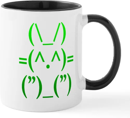 Miniatura 41 de CafePress Ascii - Taza de café de cerámica, taza de té, 11 onzas