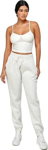 Miniatura 18 de IUUI Pantalones deportivos de cintura alta para mujer, con bolsillos, de algodón, holgados, atléticos