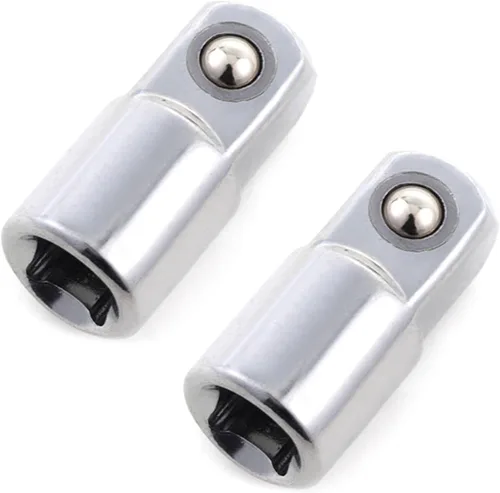 Miniatura 12 de Utoolmart Adaptador de enchufe de impacto de 3/8 pulgadas (F) x 1/4 pulgadas (M) para llaves de trinquete, convertidor Cr-V para reductor de manga