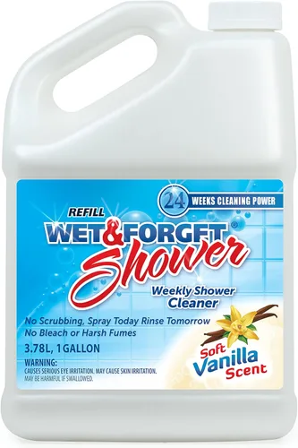 Miniatura 10 de Wet & Forget Limpiador de ducha de aplicación semanal, no requiere fregar, fórmula sin blanqueador, listo para usar, aroma a vainilla, 64 onzas