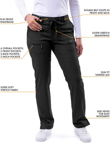 Miniatura 3 de Adar Pro Scrubs para mujer - Pantalones de yoga ajustados