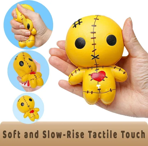 Miniatura 6 de Anboor 4.7 pulgadas Voodoo Dolls Squishies Ghost Doll Halloween Kawaii Soft Slow Rising Squishies perfumado Alivio del estrés Juguetes para niños