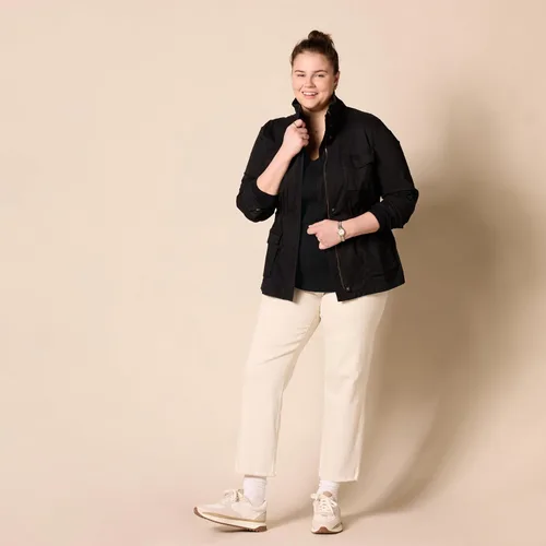 Miniatura 7 de Suéter Tienda Essentials para mujer, 100% algodón, de manga larga, con cuello en V