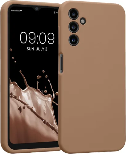 Miniatura 157 de kwmobile Funda compatible con Samsung Galaxy A13 4G - Funda delgada de silicona TPU - Acabado suave al tacto - Amarillo radiante