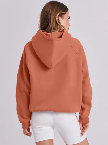 Miniatura 40 de ANRABESS - Sudaderas con capucha para mujer, sobre talla, de vellón de manga larga, modelo de 2024, para otoño