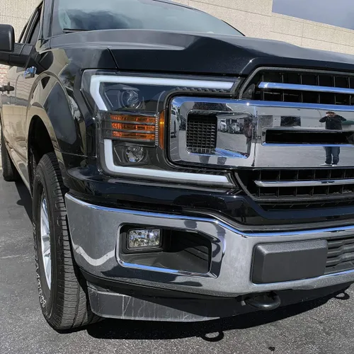 Miniatura 5 de AlphaRex Faros delanteros negros de la serie PRO para Ford F-150 2018-2020 Negro (AXHL-FF18-PPT-B-A)