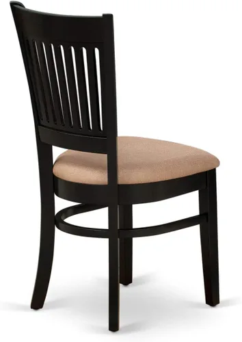 Miniatura 12 de East West Furniture NOVA3-BLK-C - Juego de mesa de comedor de 3 piezas contiene una mesa de comedor rectangular con hojas de mariposa y 2 sillas
