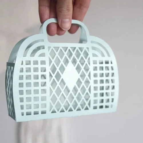 Miniatura 4 de Troqueles de metal con farol, cesta de caja de regalo de carcasa 3D, plantillas cortadas, molde de plantilla para álbumes de recortes, álbum