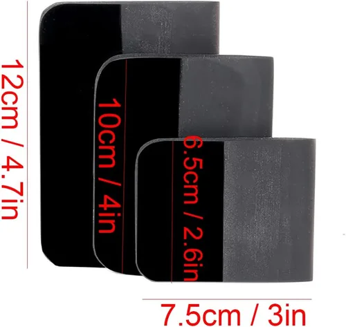 Miniatura 2 de PPF - Rascador de goma de silicona suave, raspador de revestimiento de TPU antiarañazos, para instalación de película de protección de pintura