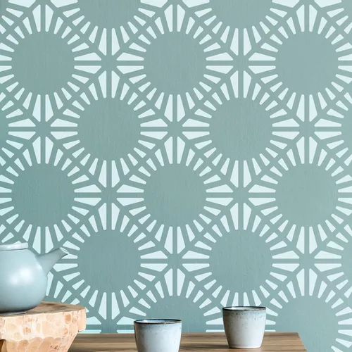 STENCILOGY® / ARNO - Plantilla de pared XL de 24 "x 35", plantillas de pared grandes para pintar, Plantillas para paredes, Plantilla de pared