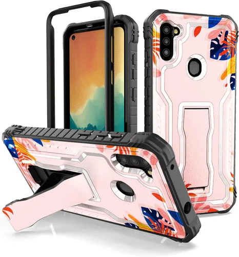 Miniatura 8 de FITO - Funda para Samsung Galaxy A11, durable, resistente a los golpes, con protector de pantalla y soporte integrado