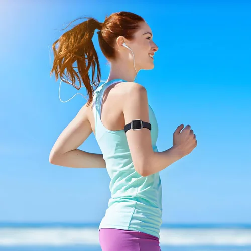 Miniatura 2 de Paquete de 3 correas elásticas de fitness, bandas deportivas ajustables para monitores de frecuencia cardíaca OTF, bandas de repuesto transpirables