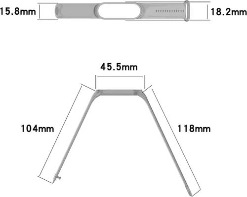 Miniatura 5 de Senter Correa de repuesto de silicona suave para Xiaomi Mi Band 5 / Mi Band 6 Smart Watch Negro