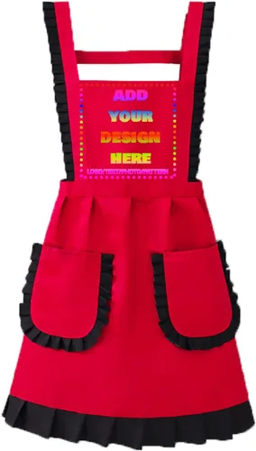 Miniatura 27 de Delantal personalizado personalizado para mujeres/hombres, delantales de cocina ajustables para estilistas de peluquería, delantales impermeables