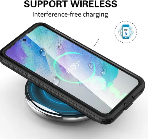 Miniatura 6 de AICase Funda impermeable para Samsung Galaxy S22 Plus 5G (6.6 pulgadas), a prueba de nieve, a prueba de polvo, a prueba de golpes, con certificación