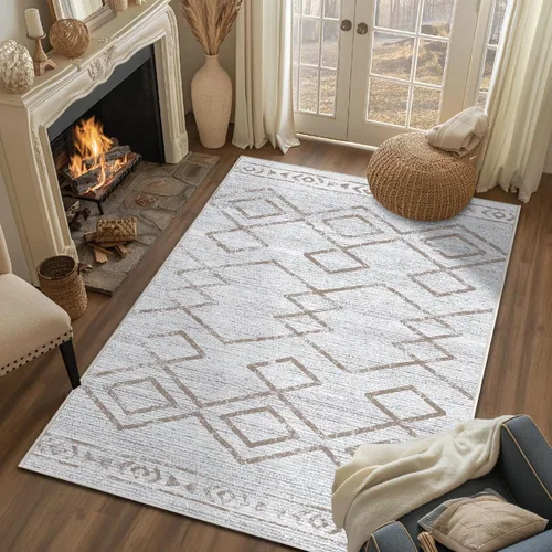 Miniatura 76 de jinchan Alfombra marroquí de pasillo 2x10 para pasillo - Alfombra de pasillo para cocina bohemia lavable a máquina, alfombra moderna suave, Boho