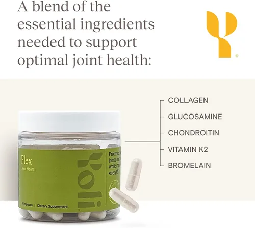 Miniatura 8 de Yoli Flex Joint Support, glucosamina, condroitina y vitamina K2, 60 unidades Supports joint flexibility and comfort with glucosamine, chondroitin