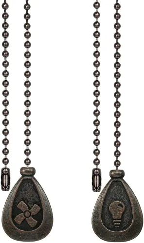Miniatura 5 de Vinaco Cadena de tracción, 2 cadenas de cuentas de acero inoxidable de 36 pulgadas, gran fuerza de tracción y a prueba de óxido, 6 tamaños, cadena