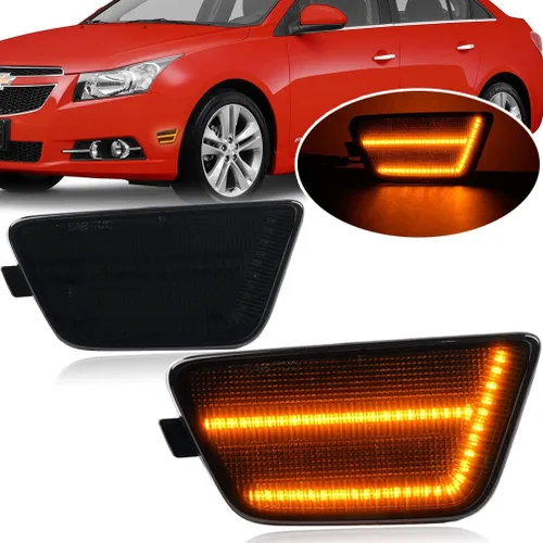 Miniatura 9 de Conjuntos de luces de posición lateral LED para Cruze 2011 2012 2013 2014 2015 2016 Chevy Cruze Diesel Eco L LS LT LTZ, luces de posición lateral