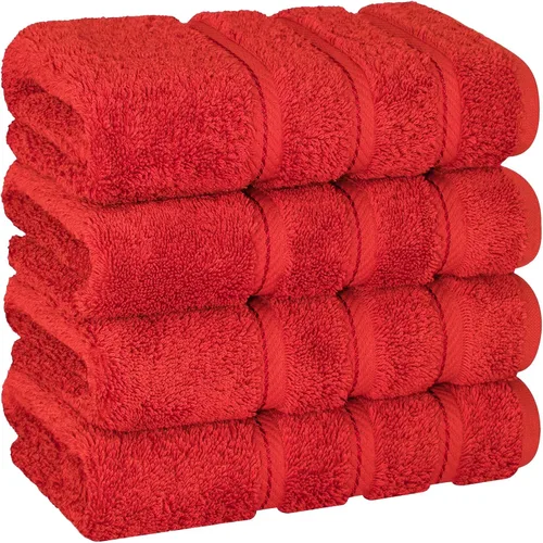 Miniatura 129 de American Soft Linen - Juego de 4 toallas, 100% de algodón turco, 27 x 54 pulgadas, tamaño extragrande, toallas para la ducha, color amarillo