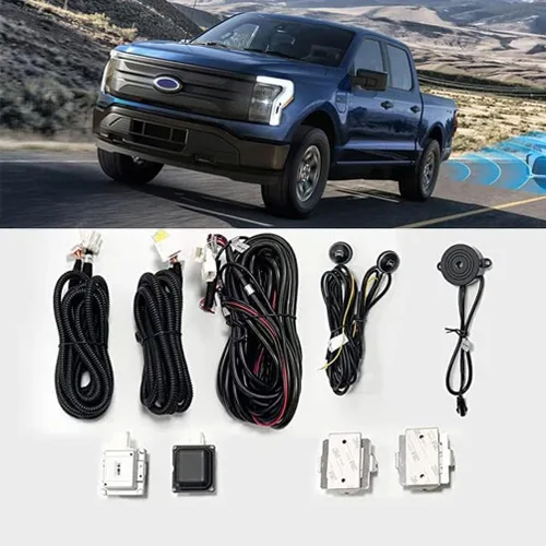 BY-J Sistema de detección de punto ciego para automóvil, sensor de radar de onda milimétrica de 24 GHz, kit de sistema de monitoreo de punto ciego