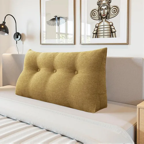 Miniatura 24 de Almohada de Cuña para Cabecero - Almohada Triangular para Cabecero de Cama, Almohada de Cuña para Descanso en la Cama, para Sentarse en la Cama