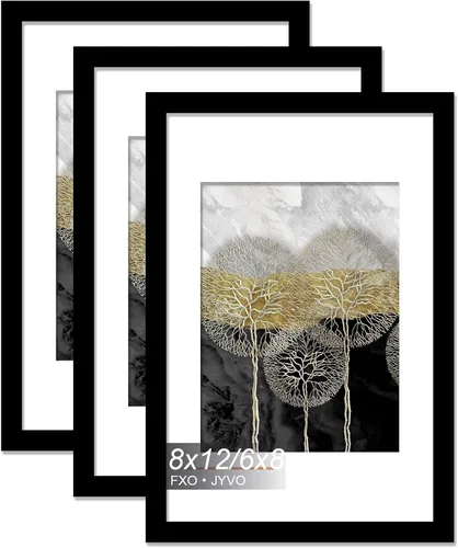Miniatura 81 de Fxojyvo Marco de Fotos de 4x6, Muestra Foto de 3.5x5 con Paspartú o 4 x 6 Sin Paspartú, Liviano y de Alta Transparencia Marco de 4 por 6 para Pared
