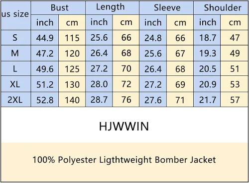Miniatura 7 de HJWWIN Men's Slim Fit Lightweight Softshell Flight Bomber Jacket Spring Fall Coat with Pockets