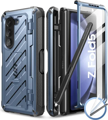 Miniatura 20 de SUPCASE Funda para Galaxy Z Fold 3 con soporte para bolígrafo S (Unicorn Beetle Pro), [protector de pantalla y soporte integrados]