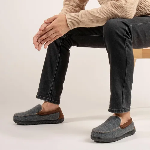 Miniatura 2 de RockDove Hearthfire - Pantuflas de espuma viscoelástica para hombre