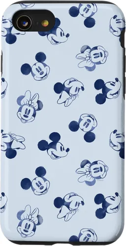 Miniatura 18 de Funda retro para iPhone 12/12 Pro de Disney Minnie y Mickey Mouse Icon Faces de arte vintage